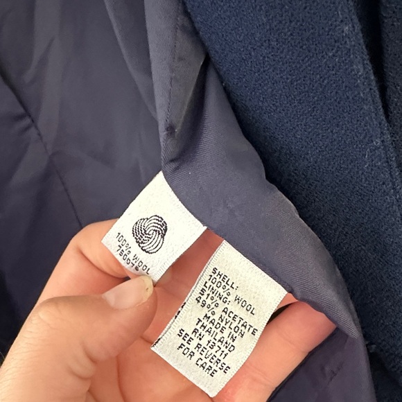 Wool blazer navy blue - Picture 5 of 7